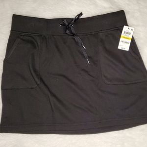 Large Ideology Drawstring Fitness Skirt